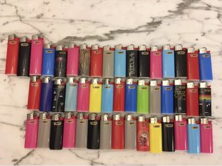 LOTTO di 50 accendini BIC Mini e Slim NUOVI