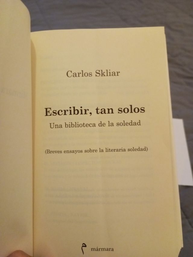 ESCRIBIR, TAN SOLOS