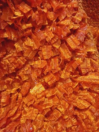 2 tapetes cor de laranja