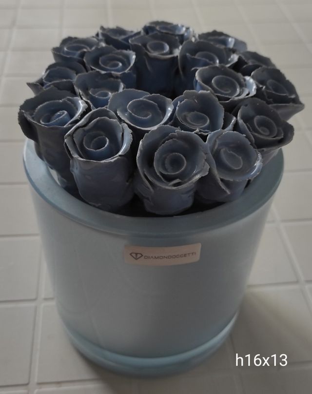 Ceramica in vaso fiori fatto a mano