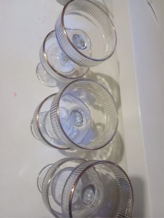 Set di 6 Coppette di Lusso Deluxe con Finitura Dor