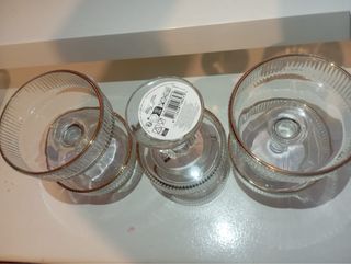 Set di 6 Coppette di Lusso Deluxe con Finitura Dor