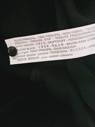 Vestido negro Zara