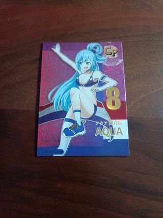 card anime manga waifu football girl aqua konosuba