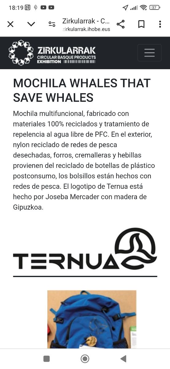 Zaino Save The Whales 21L