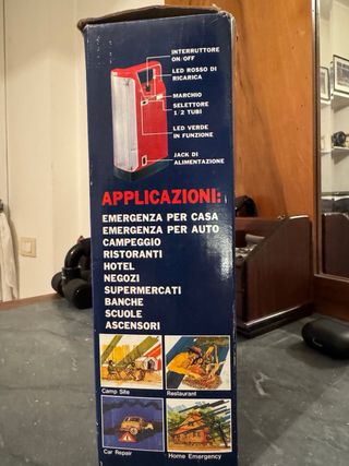 Vintage torcia elettrica CLIMAX ELF-623