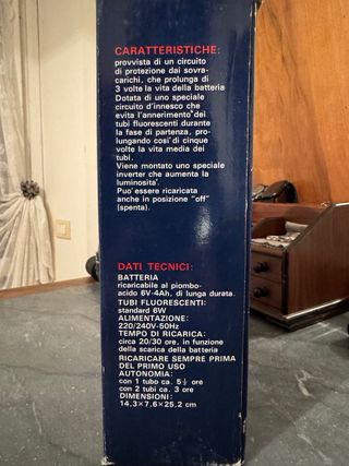 Vintage torcia elettrica CLIMAX ELF-623