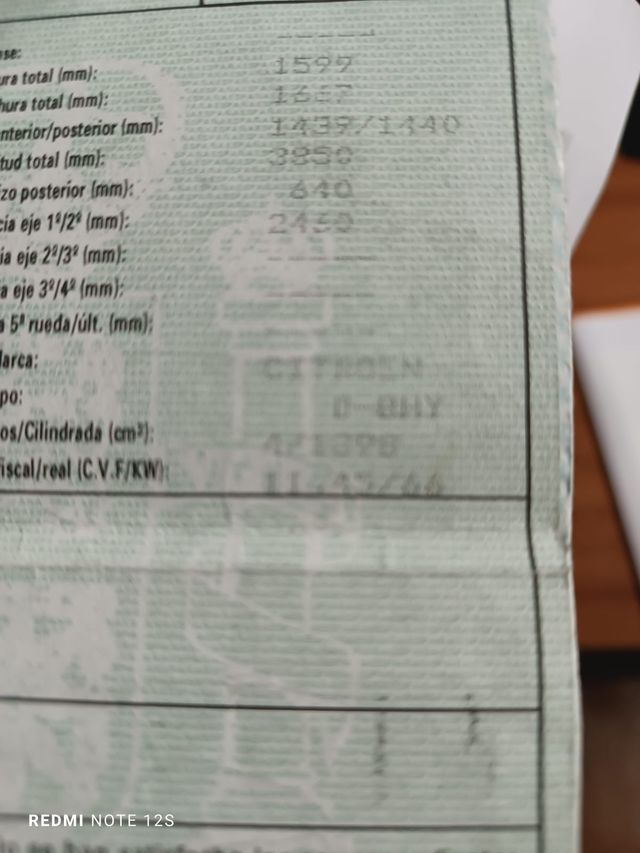 MOTOR CITROEN 1.4 C.C HDI TIPO MOTOR 8HY