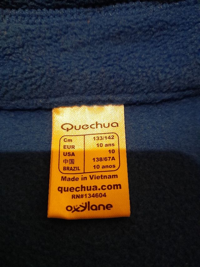 Forro polar niño Quechua