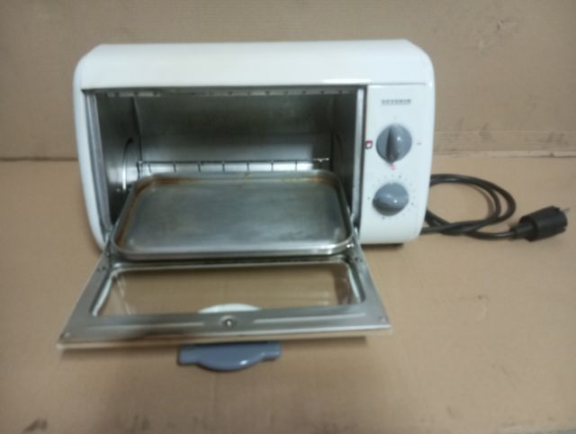 Mini horno tostadora, decoración vintage.