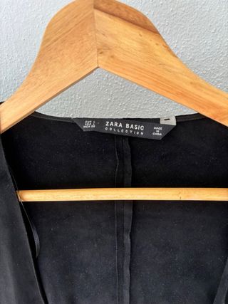 Chaqueta mujer flecos Zara