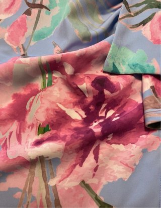Vestido midi estampado