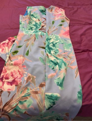 Vestido midi estampado
