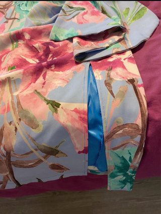 Vestido midi estampado