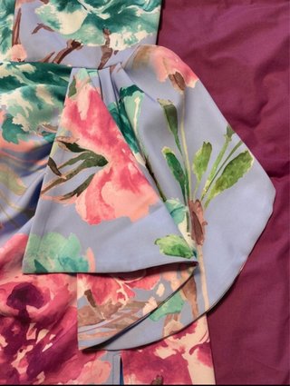 Vestido midi estampado