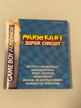 MARIO KART SUPER CIRCUIT EN CAJA COMPLETO