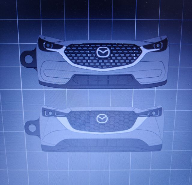 Llavero 3D personalizado Mazda 3 MPS