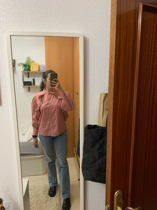 Camisa rosa de Zara