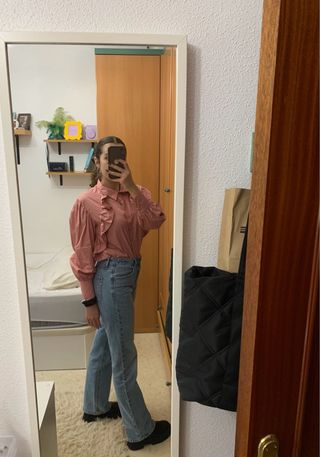 Camisa rosa de Zara