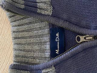 Massimo Dutti abrigo jersey cuello alto lana