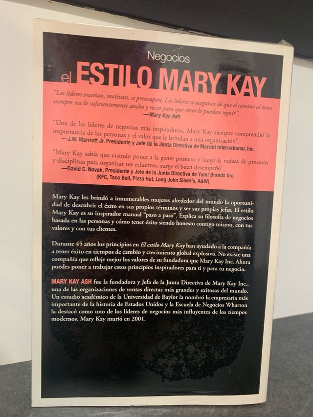 Libro El estilo Mary Kay