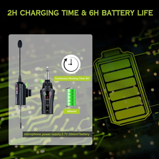 Micrófono inalámbrico para flauta ACEMIC