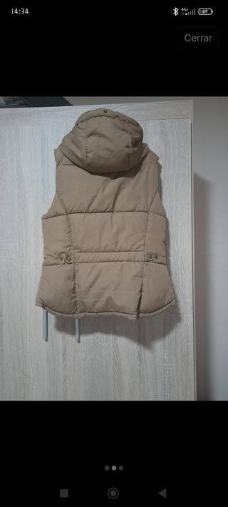 Chaleco tipo plumas