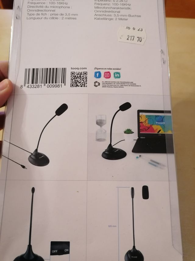 Micrófono para ordenador