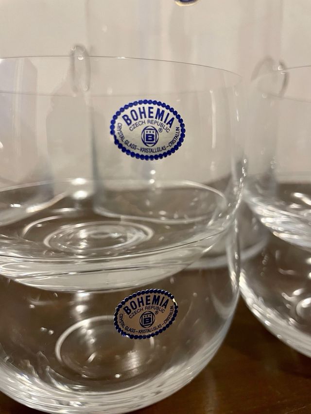 Juego coctel cristal bohemia