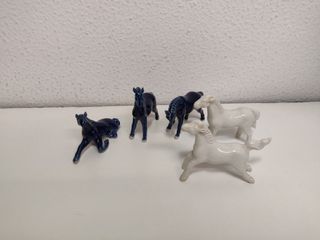 Figuras de porcelana de animales - varios grupos