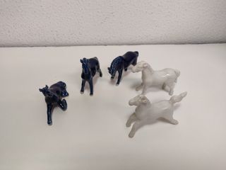 Figuras de porcelana de animales - varios grupos