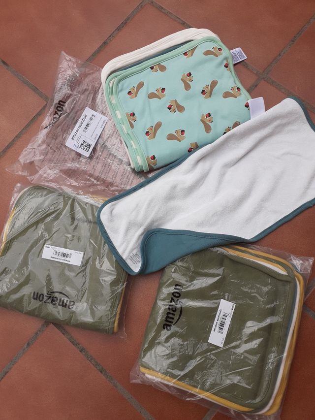 Lote gazas piquillo algodón