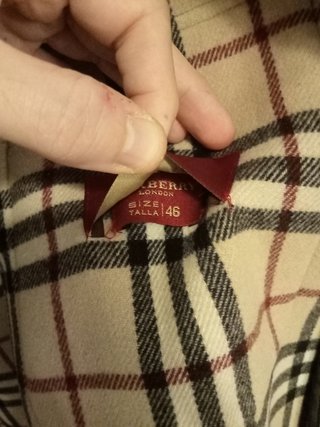 Abrigo burberry
