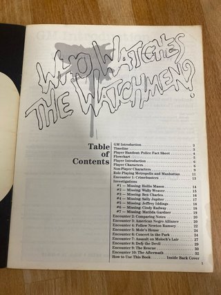 Watchmen heroes role playing module