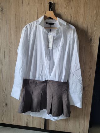 Vestito gonna camicia Zara