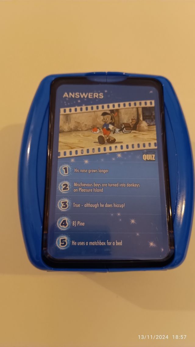 Quiz en inglés Disney