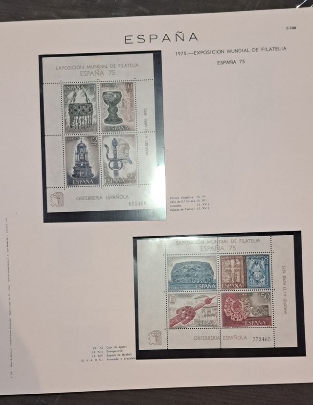 FRANCOBOLLI DELLA SPAGNA 1975/1976