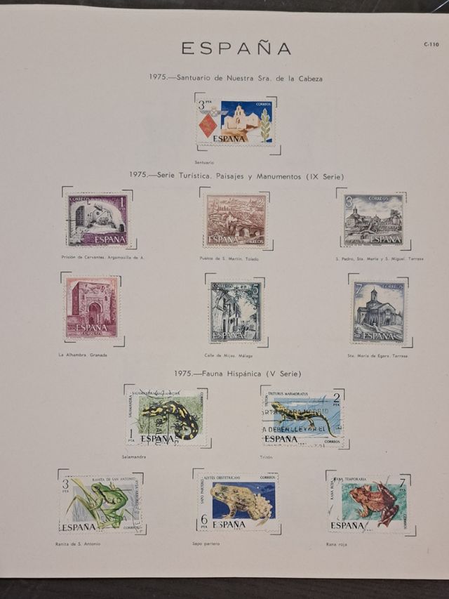 FRANCOBOLLI DELLA SPAGNA 1975/1976