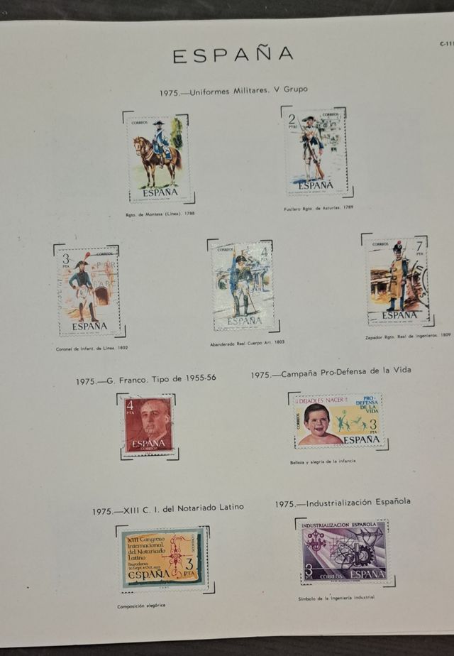 FRANCOBOLLI DELLA SPAGNA 1975/1976