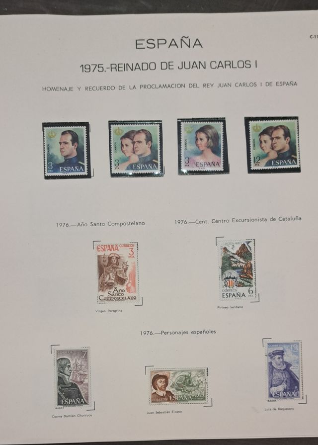 FRANCOBOLLI DELLA SPAGNA 1975/1976