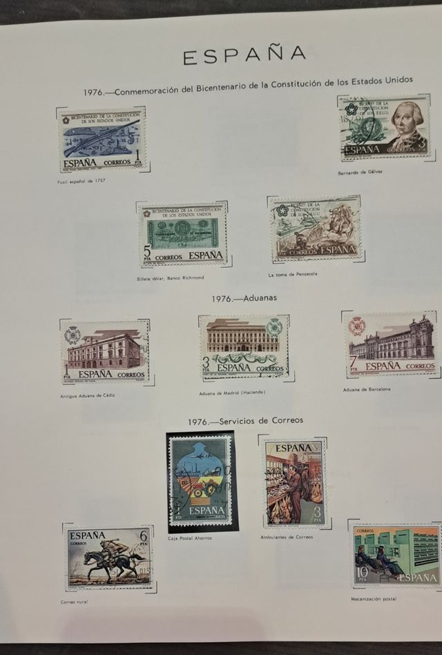 FRANCOBOLLI DELLA SPAGNA 1975/1976