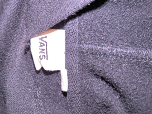 Sudadera negra niño/a Vans