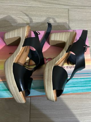 Zandalias de tacon