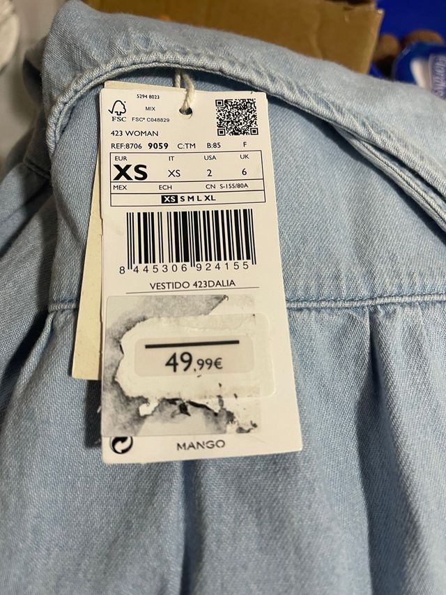 Vestido sin estrenar