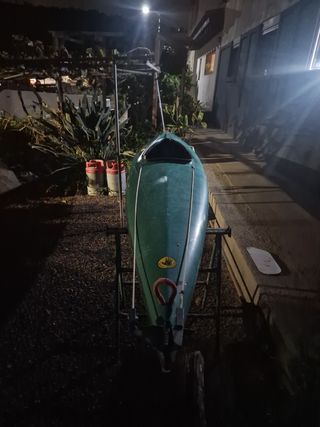 Kayak de fibra de vidrio 1 persona