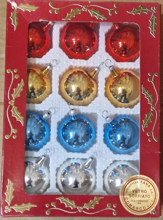 Palline di natale in vetro 