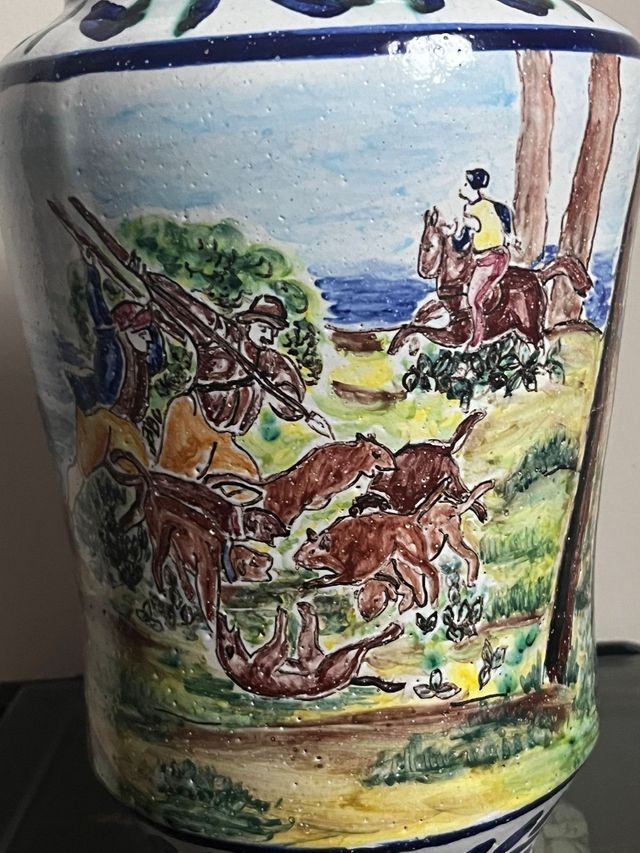 Jarrón hecho a mano