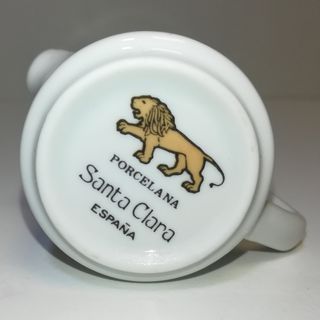 Jarrita individual nata/leche Santa Clara, años 70