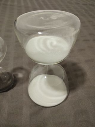 ⌛⏳ Coppia di clessidre in cristallo