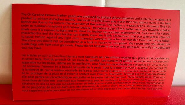 Bolso Mano Carolina Herrera